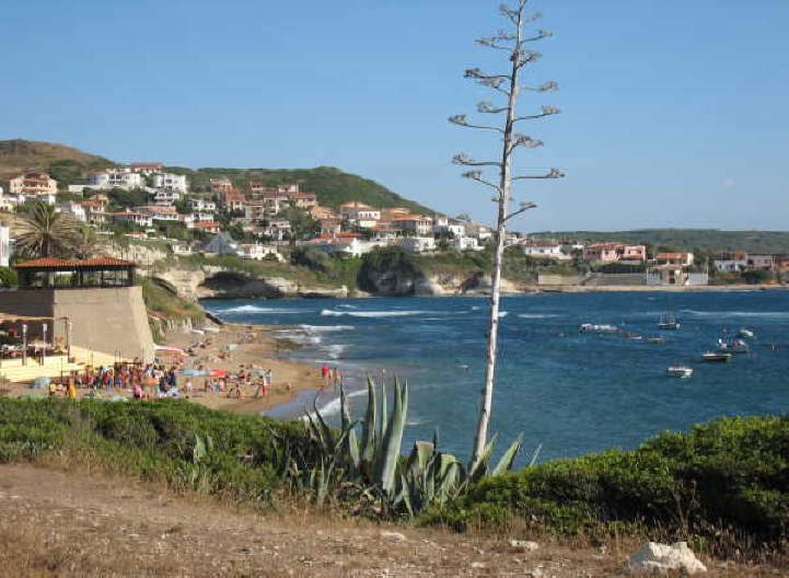 S`Archittu Fels-Sandstrand